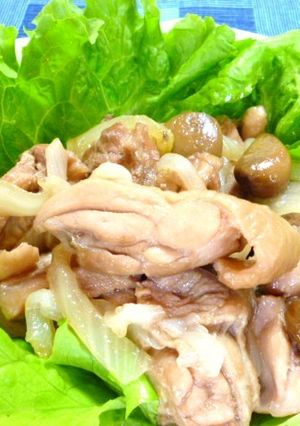 味付け簡単！　鶏もも肉ニンニク醤油煮込み-レシピのメイン写真