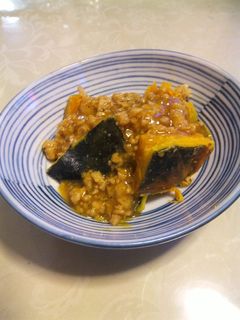 かぼちゃのそぼろあんかけ煮-レシピのメイン写真