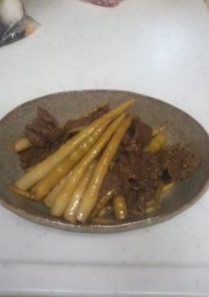 たけのこと牛肉deきんぴら-レシピのメイン写真