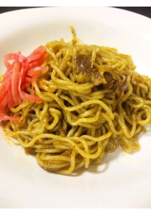 フライパンひとつで 簡単カレー焼きそば-レシピのメイン写真