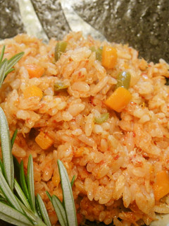 炊飯器☆トマトジュースでピラフ-レシピのメイン写真