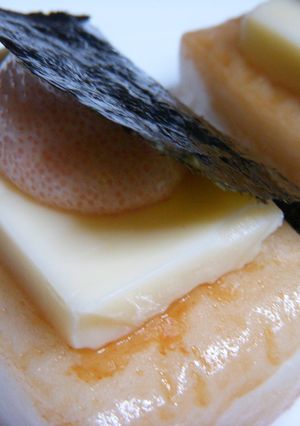 簡単朝ごはん『めんたいチーズ餅』-レシピのメイン写真