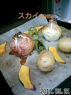 自然な甘味♪丸ごと焼き野菜-レシピのメイン写真