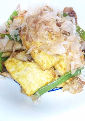 豚バラピーマン豆腐のチャンプルー-レシピのメイン写真