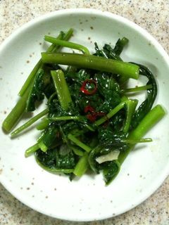 空芯菜の炒め物-レシピのメイン写真