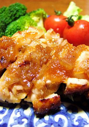 簡単で美味い♪チキンの玉葱ソース煮-レシピのメイン写真