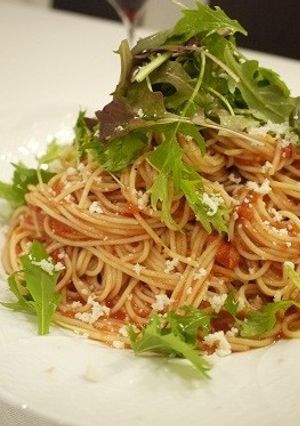 絶品♪トマトの冷製パスタ-レシピのメイン写真