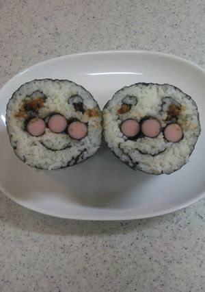 のり巻き　アンパンマン-レシピのメイン写真