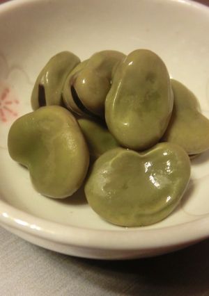 簡単★旬のそら豆の煮物★お弁当に最適♪-レシピのメイン写真
