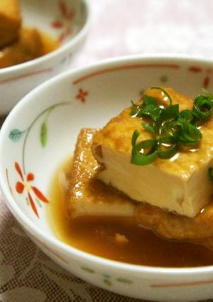 簡単☆厚揚げとめんつゆで揚げ出し豆腐風☆-レシピのメイン写真