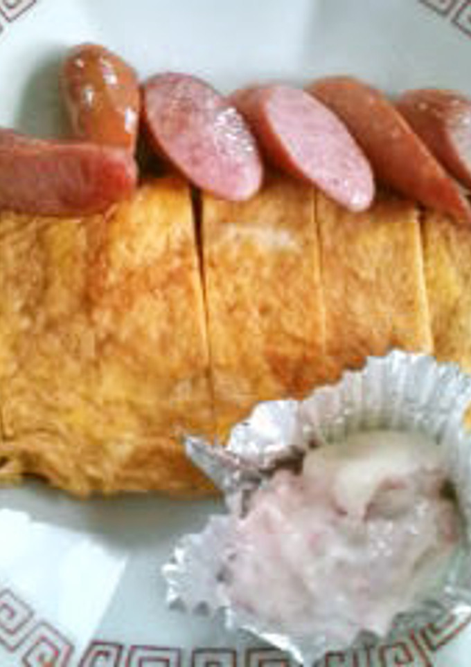 梅マヨソースで卵焼き♪-レシピのメイン写真