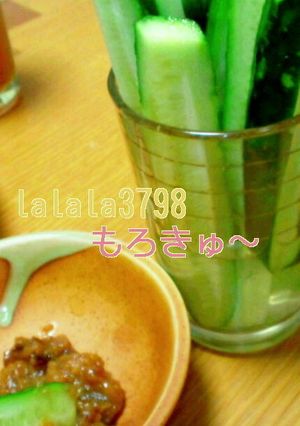 もろきゅ〜をこんな感じでいかが?-レシピのメイン写真