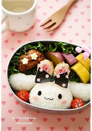 シナモンロールのリボンマジック＊キャラ弁-レシピのメイン写真