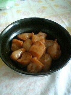 コンニャクの豆板醤煮-レシピのメイン写真