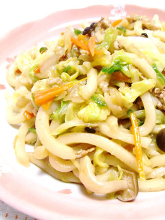 うまうま♡野菜たっぷり醤油焼きうどん♪-レシピのメイン写真