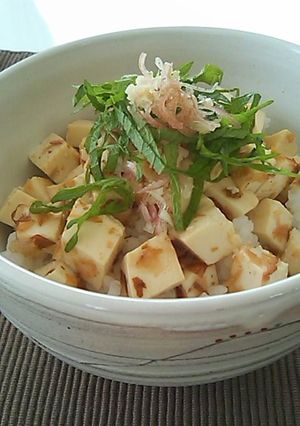 超簡単豆腐丼☆ダイエットやつわりにも-レシピのメイン写真