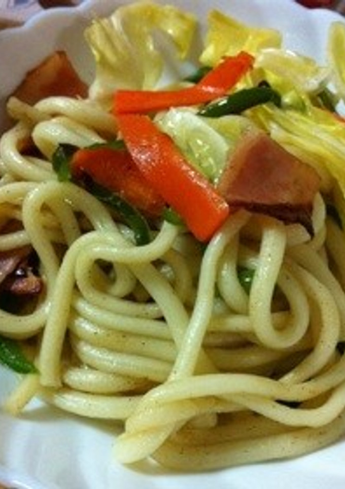 簡単!!塩焼きうどん-レシピのメイン写真