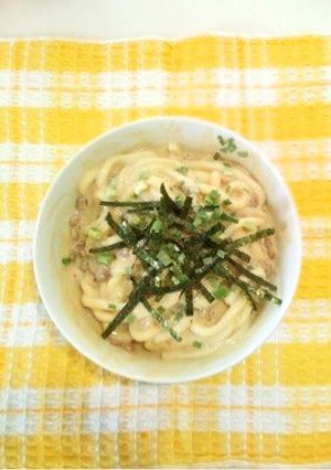クリ～ミィ❤納豆うどん-レシピのメイン写真