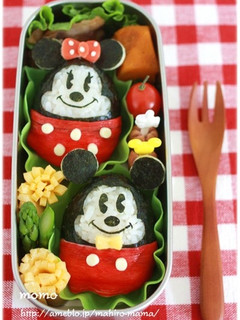 キャラ弁☆ミッキー&ミニーエッグ-レシピのメイン写真
