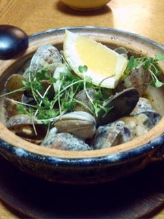 アサリのニンニク酒蒸し♪レモンでサッパリ-レシピのメイン写真