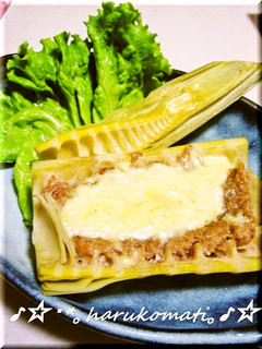 筍♡ひき肉のオーブン焼き-レシピのメイン写真