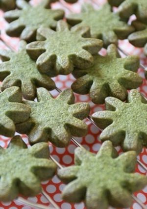 桑葉青汁の本当にさくさくなクッキー♪-レシピのメイン写真