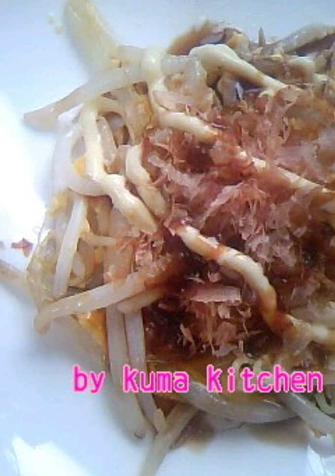 簡単★もやしのお好み焼き風-レシピのメイン写真
