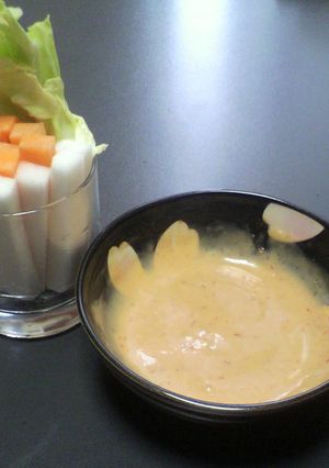 野菜スティック（ピリ辛味噌マヨ）-レシピのメイン写真