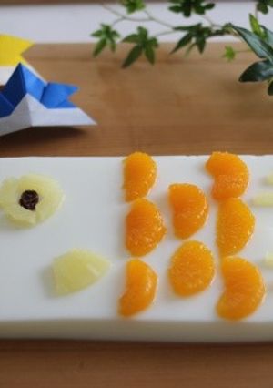 牛乳寒天でこいのぼり-レシピのメイン写真