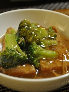 厚揚げとブロッコリーのなめたけあんかけ。-レシピのメイン写真