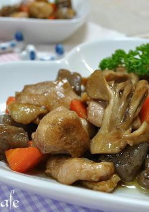 鶏肉とこんにゃくのオイスター炒め-レシピのメイン写真