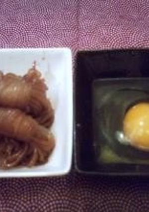 B級グルメ(笑)！すきやき風しらたき炒め-レシピのメイン写真