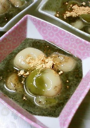 2色白玉の胡麻ミルク-レシピのメイン写真