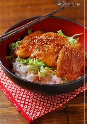 豚サラダ丼-レシピのメイン写真