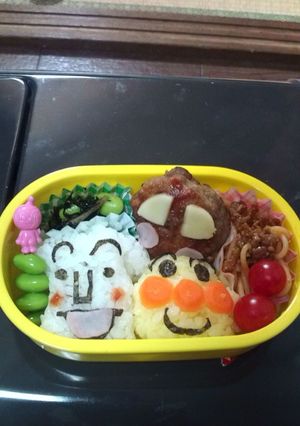 ｱﾝﾊﾟﾝﾏﾝｷｬﾗ弁☆おかず車-レシピのメイン写真