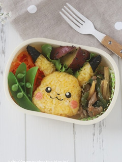 簡単★ポケモン★ピカチュウのキャラ弁♪-レシピのメイン写真