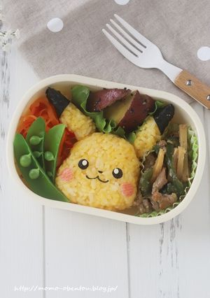 簡単★ポケモン★ピカチュウのキャラ弁♪-レシピのメイン写真