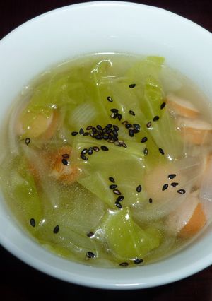 簡単！キャベツのスープ-レシピのメイン写真