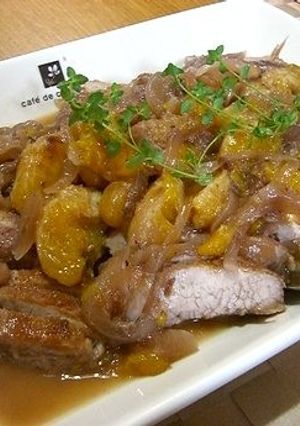 豚肩ロースのオレンジ煮-レシピのメイン写真