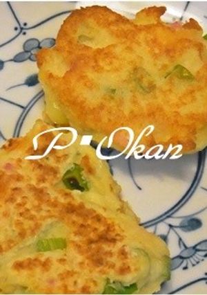 おからとツナのお焼き-レシピのメイン写真