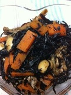 ひじきのあら煮-レシピのメイン写真