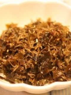 ご飯に合う!わかめとちりめんじゃこの佃煮-レシピのメイン写真