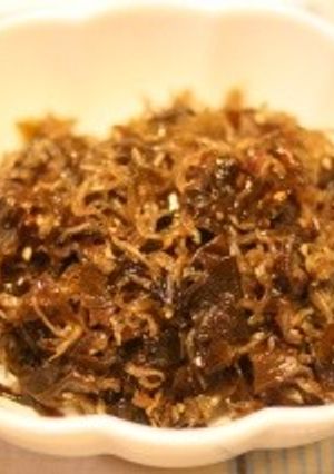 ご飯に合う！わかめとちりめんじゃこの佃煮-レシピのメイン写真