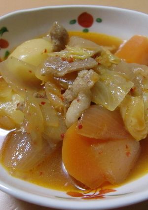 簡単☆キムチ肉じゃが-レシピのメイン写真