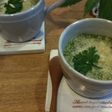 ブロッコリーの2色の茶碗蒸し