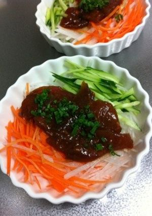 マグロの韓国風サラダ☆低カロリーレシピ☆-レシピのメイン写真