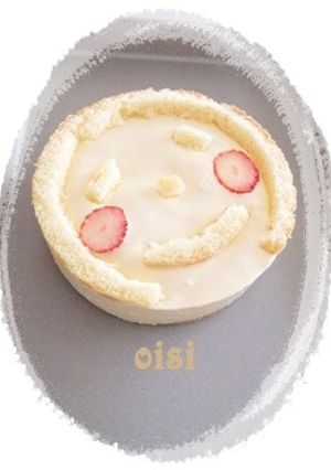 お顔のケーキ-レシピのメイン写真