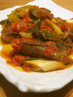 トマトでイタリア風♪さばのトマトみそ煮-レシピのメイン写真