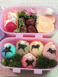 ゴーカイジャー弁当-レシピのメイン写真