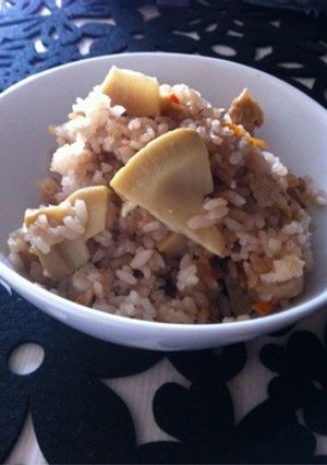 絶品！カツオが香る！！筍ご飯-レシピのメイン写真